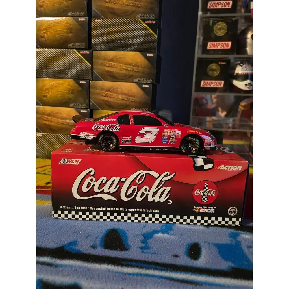 Dale Earnhardt #3 Coca-Cola 1998 Monte Carlo Action Platinum Bank Nascar